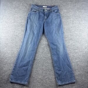 Levi's 550 Relaxed Bootcut Jeans Womens 4S Blue Medium Wash Cotton Stretch Denim